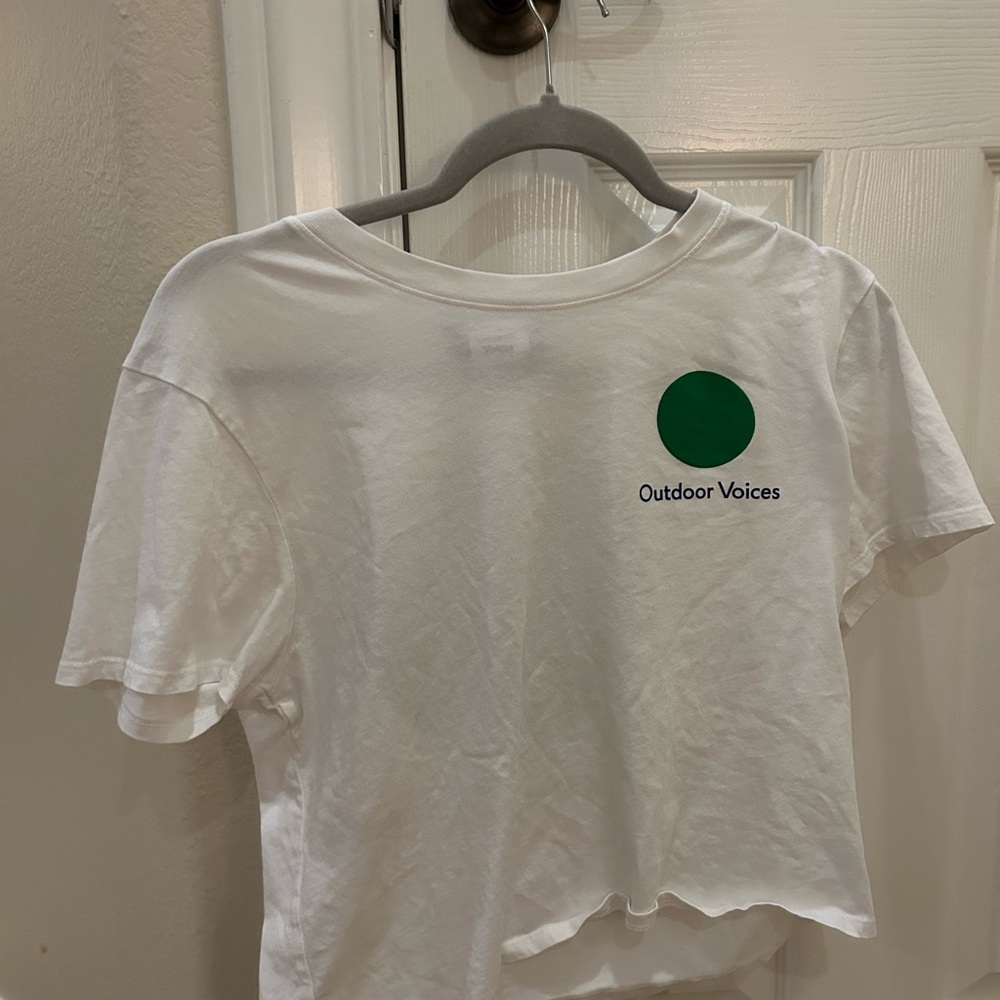 Outdoor Voices White Tee with Graphic